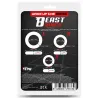 Beast Rings Lot de 3 cockrings souples Beast Ring Noirs